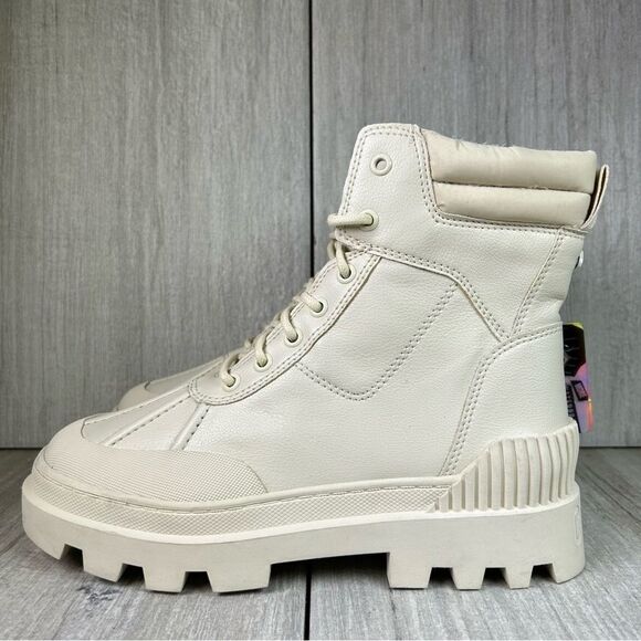 NEW Circus Sam Edelman Isabelle Lace Up Pull On Combat Boot Women’s Size 8 - Picture 3 of 11